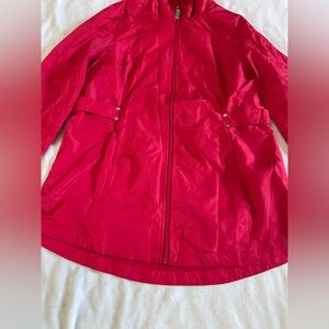 Vibrant red Windbreaker Jacket